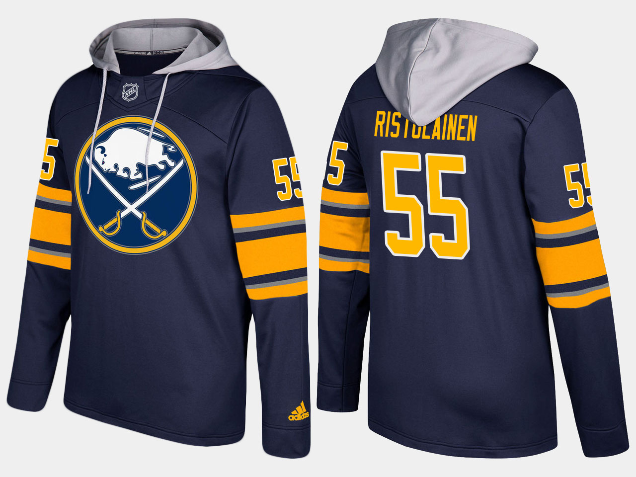 NHL Men Buffalo sabres 55 rasmus ristolainen blue hoodie